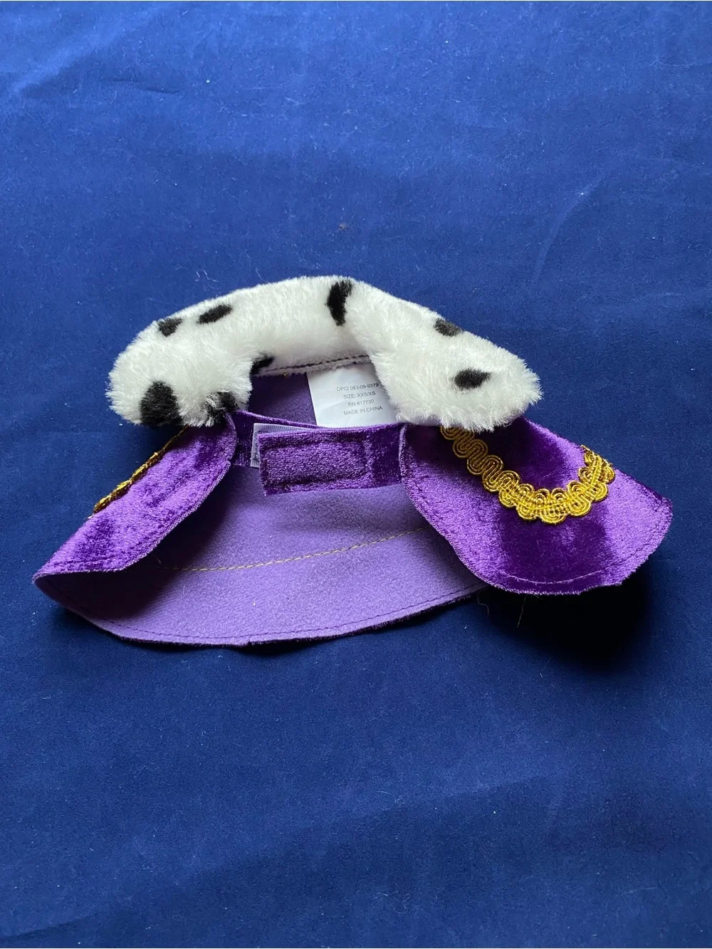 Cat Halloween Purple Cape Costume Size XXS